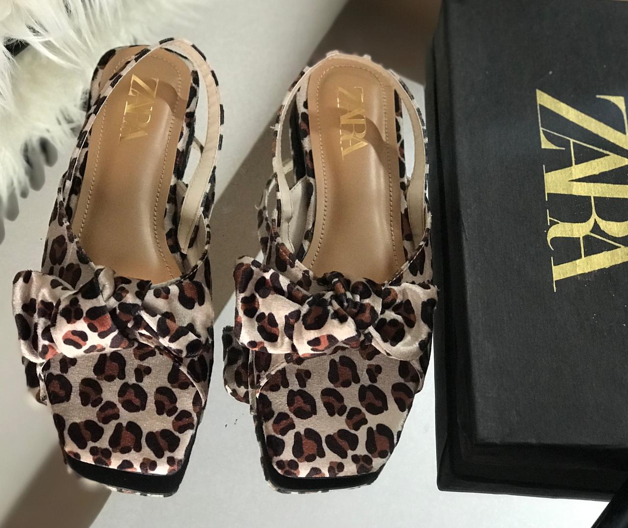 Zara bow sandal