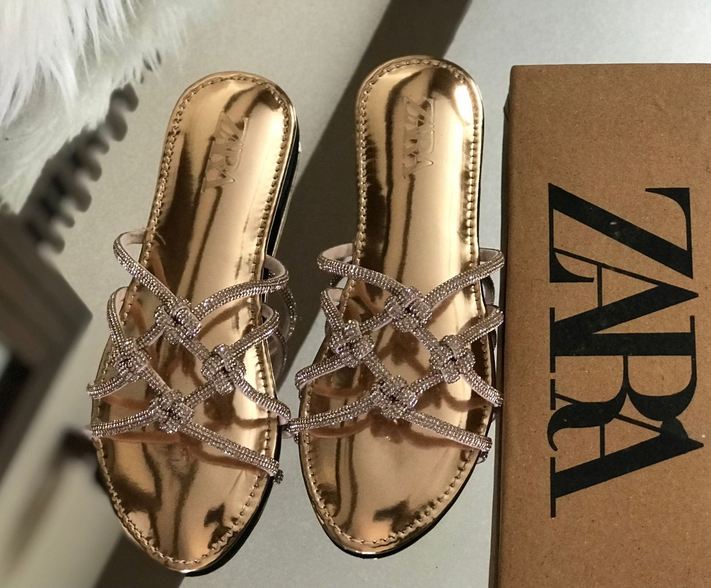 Zara Onyx Slipper