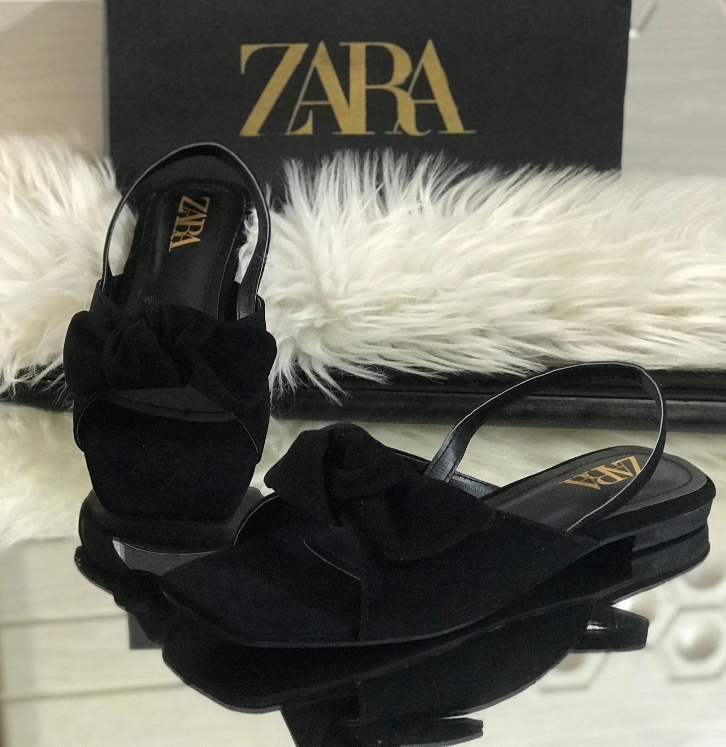 Zara bow sandal