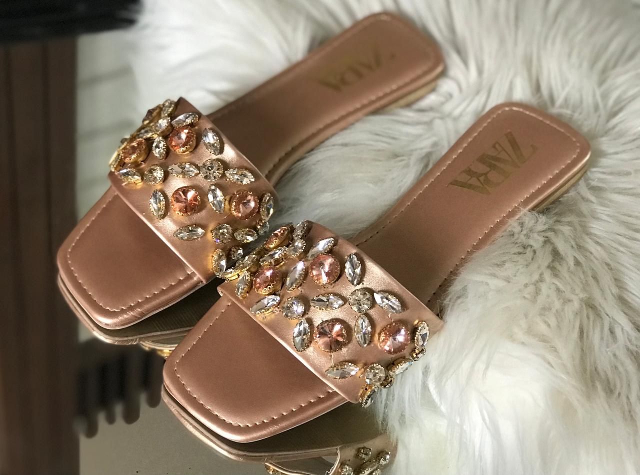 Zara Stone Slipper