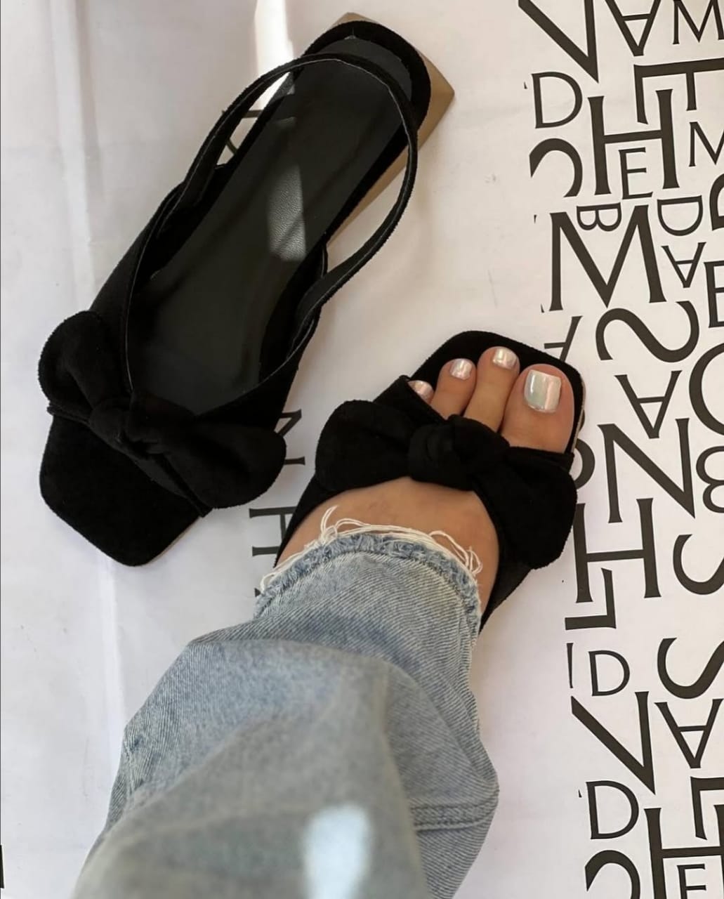 Zara bow sandal