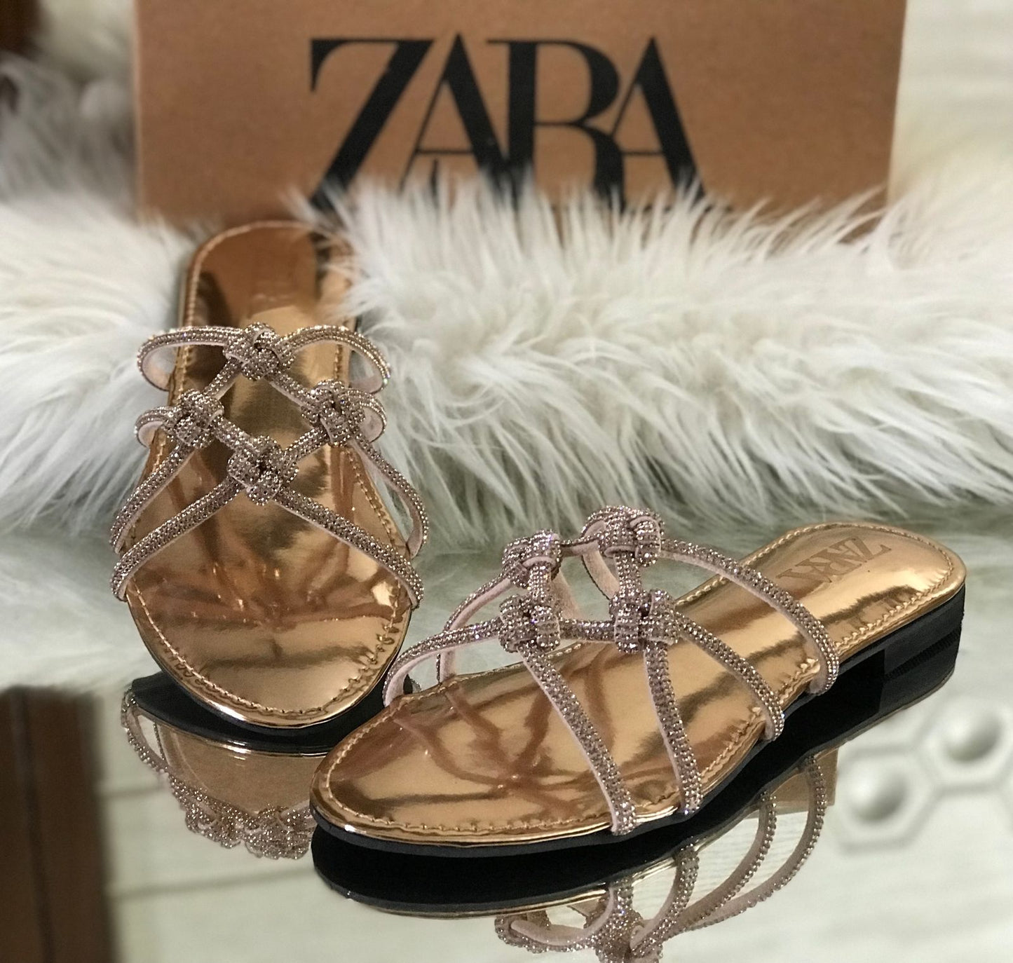 Zara Onyx Slipper