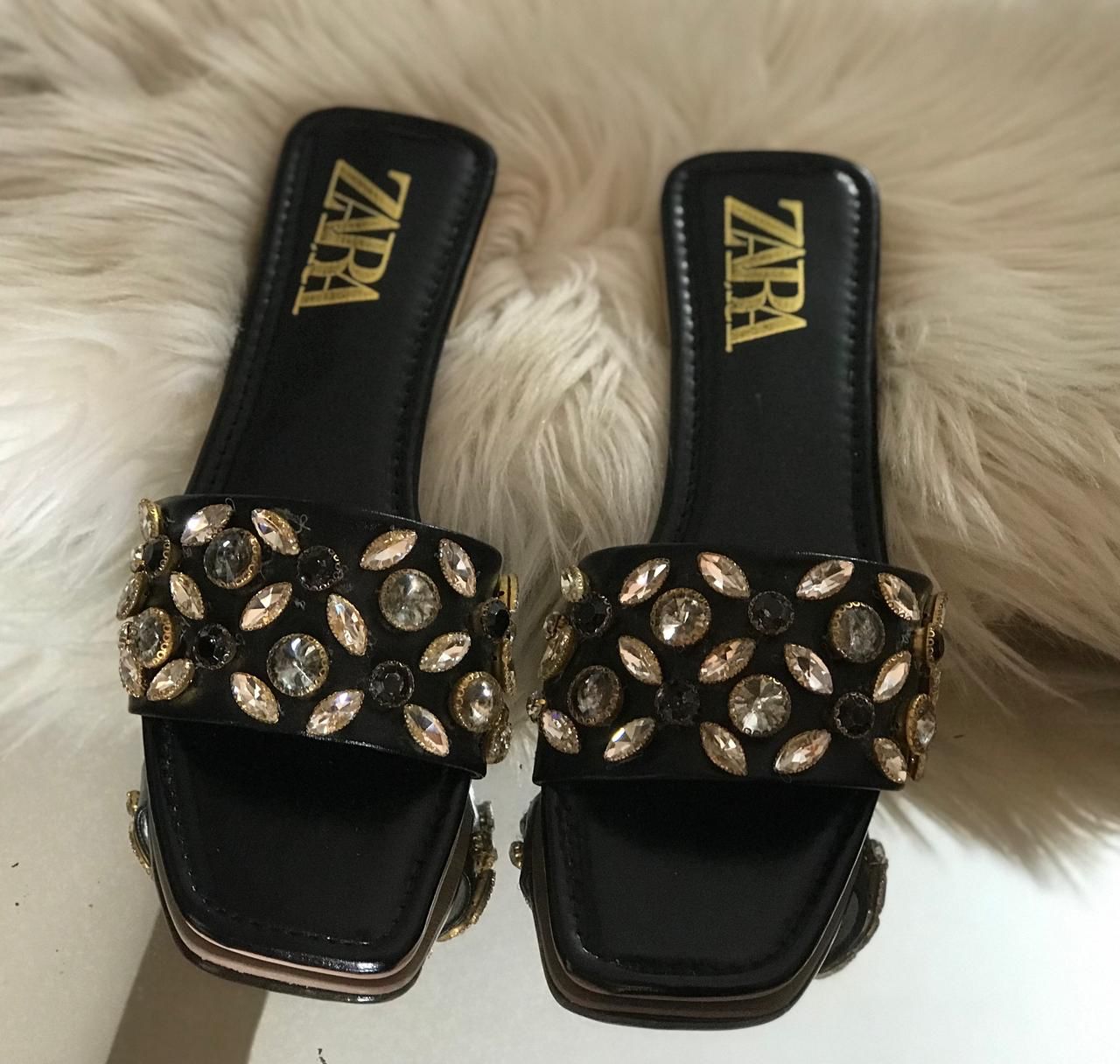 Zara Stone Slipper