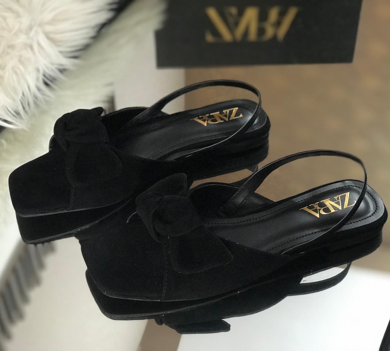 Zara bow sandal