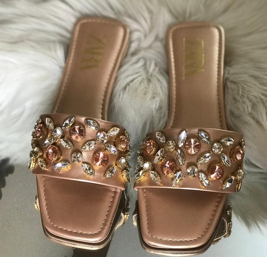 Zara Stone Slipper