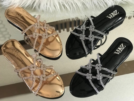 Zara Onyx Slipper